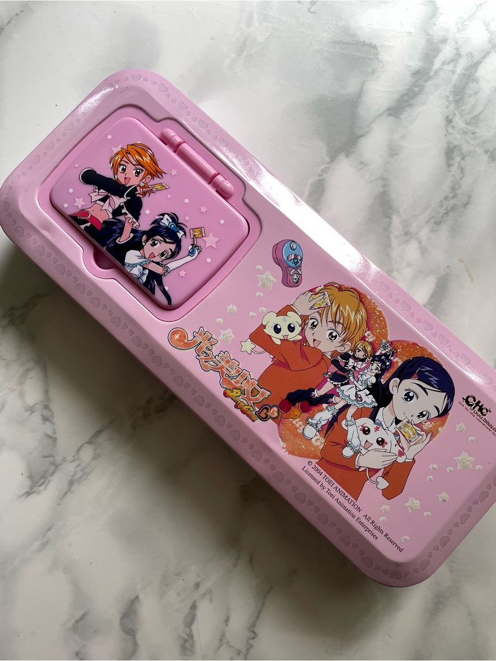 Vintage Pretty Cure (Futari wa Pretty Cure Max Heart) pencil case - USED 2004